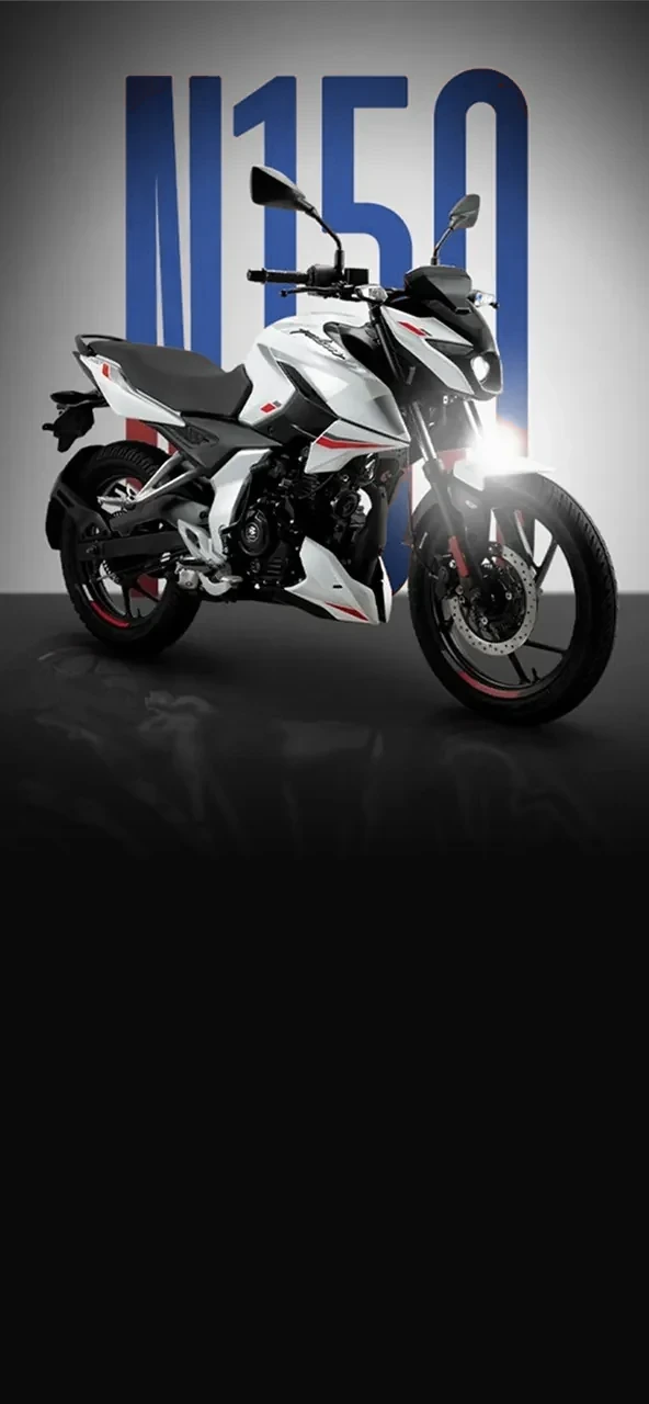 Bajaj Pulsar N150 branca
