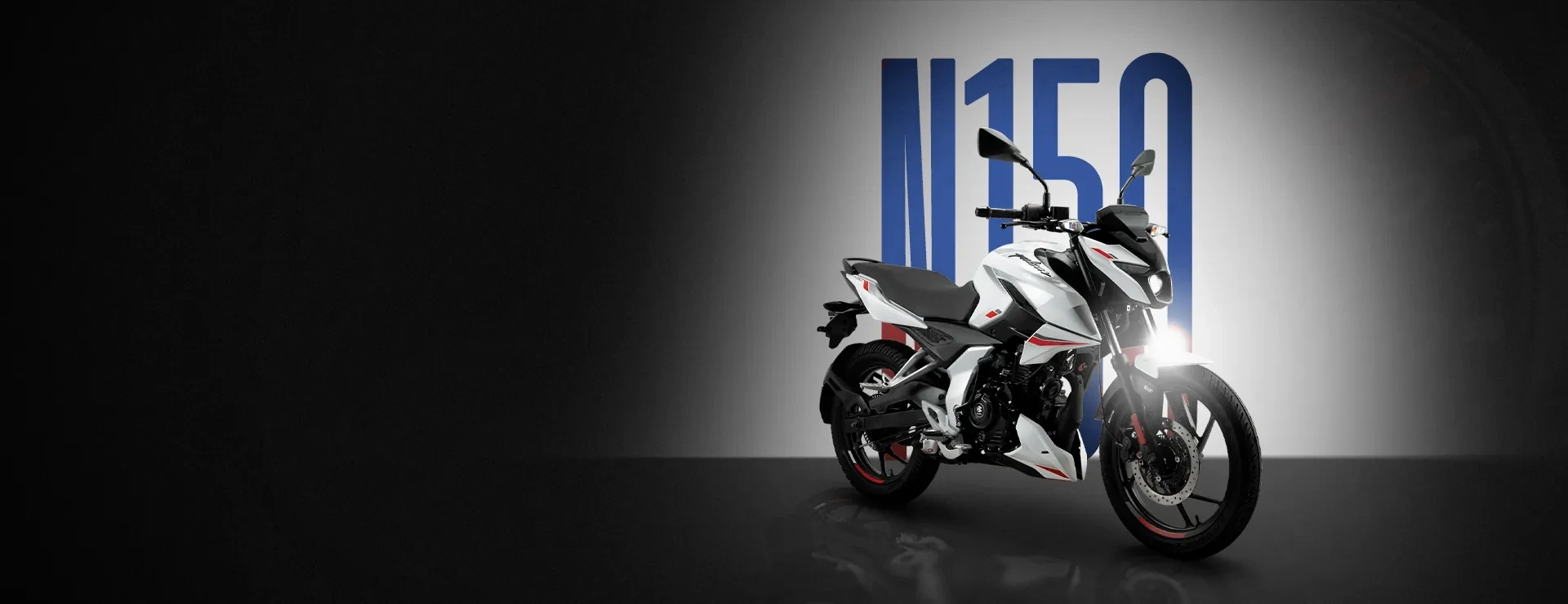 Bajaj Pulsar N150 branca