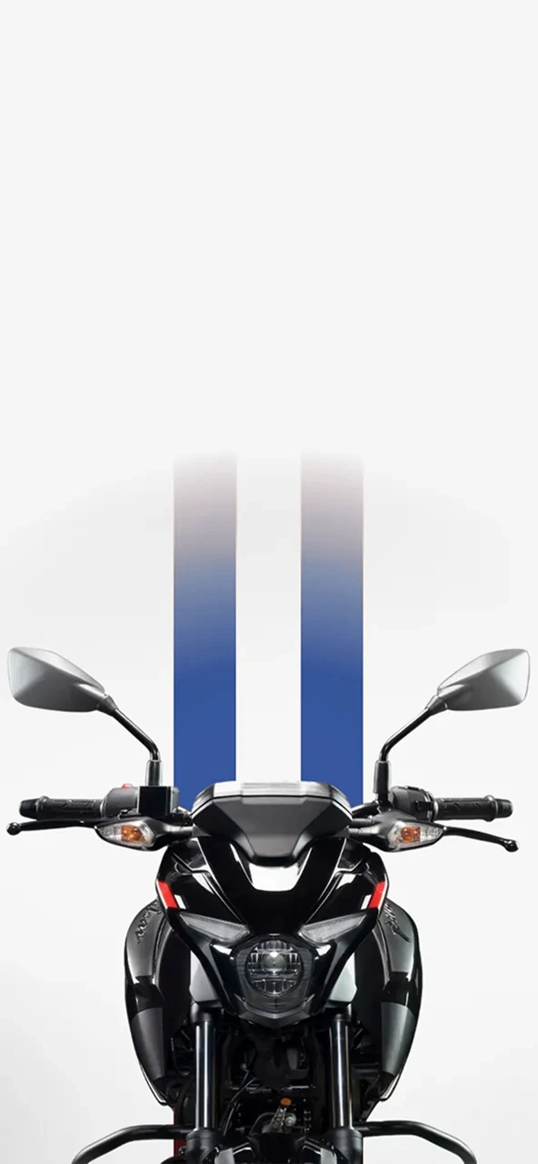 Bajaj Pulsar N150 vista de frente