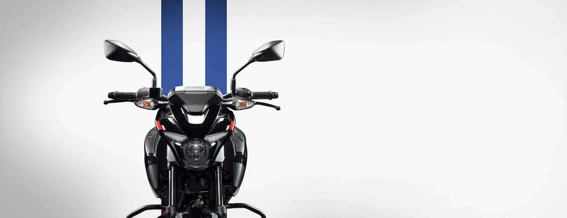 Bajaj Pulsar N150 vista de frente